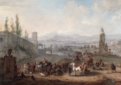 Chase'ten Dönüş, 1650 dolaylarından sonra (tuval üzerine yağlı boya) by Philips Wouwermans or Wouwerman