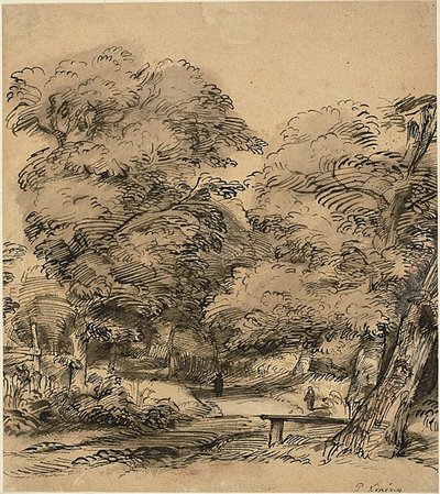 Ormanda Bir Yol by Philips de Koninck