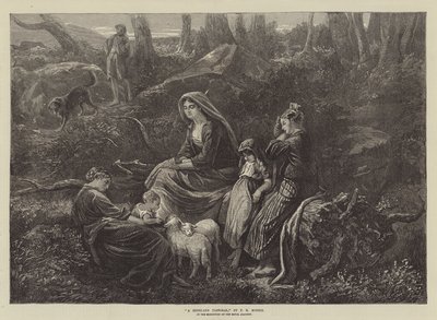 Kraliyet Akademisi Sergisinde Bir Yayla Pastoral, by Phillip Richard Morris