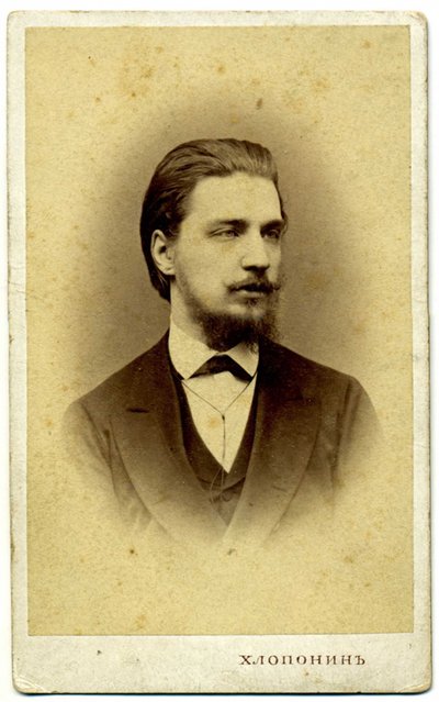 Alexander Sergeyevich Buturlin 1845-1916, 1872 by Photo studio Alexander Khloponin