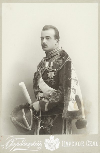 Rusya Büyük Dükü Boris Vladimirovich 1877-1943, c. 1900. by Photo studio L. Gorodetsky.