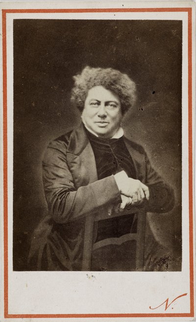 Yazar Alexandre Dumas babası 1802-1870, 1870. by Photo studio Nadar.