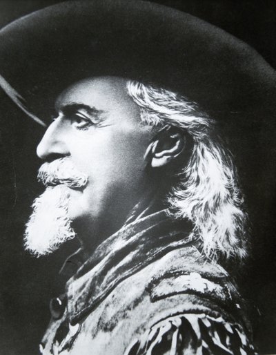 Buffalo Bill (1846-1917) (s/b fotoğraf) by Photographer American