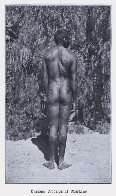 Meraklı Aborijin İşareti (s/b fotoğraf) by Photographer Australian