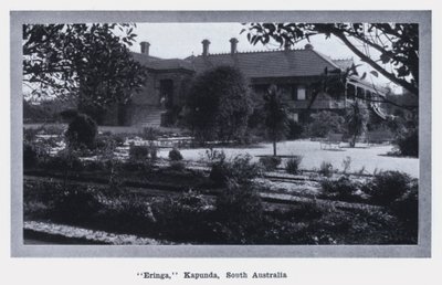 "Eringa," Kapunda, Güney Avustralya (s / b fotoğraf) by Photographer Australian