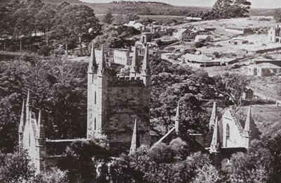 Tarihi Port Arthur, Tazmanya (s/b fotoğraf) by Photographer Australian
