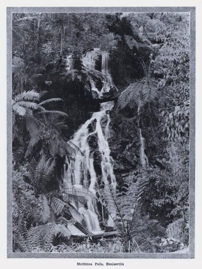 Mathinna Şelalesi, Healesville (s/b fotoğraf) by Photographer Australian