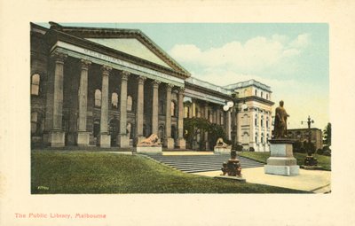 Melbourne Halk Kütüphanesi, Victoria, Avustralya (fotoğraf) by Photographer Australian