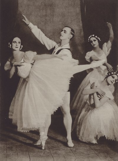 "Chopiniana" da Novikoff ile Pavlova (s/b fotoğraf) by Photographer Australian