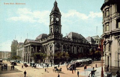 Belediye Binası, Melbourne (renkli fotoğraf) by Photographer Australian