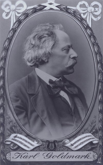 Karl Goldmark, Macar besteci (s/b fotoğraf) by Photographer Austrian