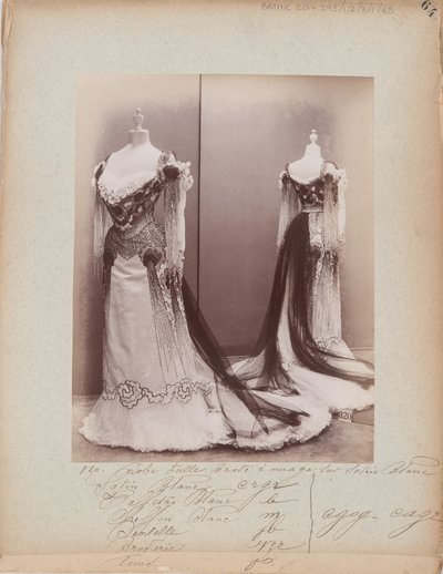 Albüm Sayfası: House of Worth, Balo Elbisesi by Photographer French