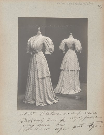 Albüm Sayfası: House of Worth, Kostüm by Photographer French