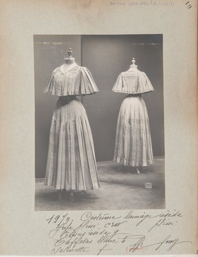 Albüm Sayfası: House of Worth, Kostüm by Photographer French