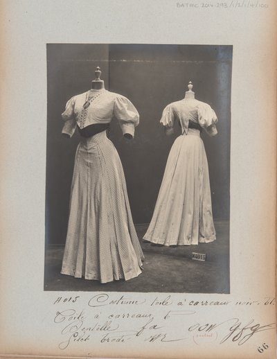 Albüm Sayfası: House of Worth, Kostüm by Photographer French