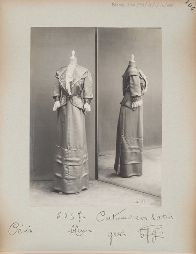 Albüm Sayfası: House of Worth, Kostüm by Photographer French