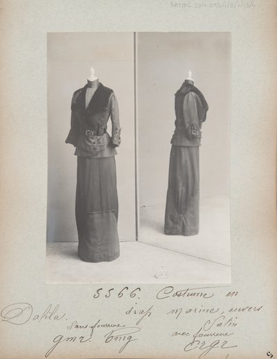 Albüm Sayfası: House of Worth, Kostüm by Photographer French