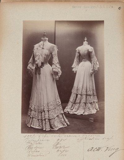 Albüm Sayfası: House of Worth, Kostüm by Photographer French