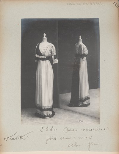 Albüm Sayfası: House of Worth, Dress by Photographer French