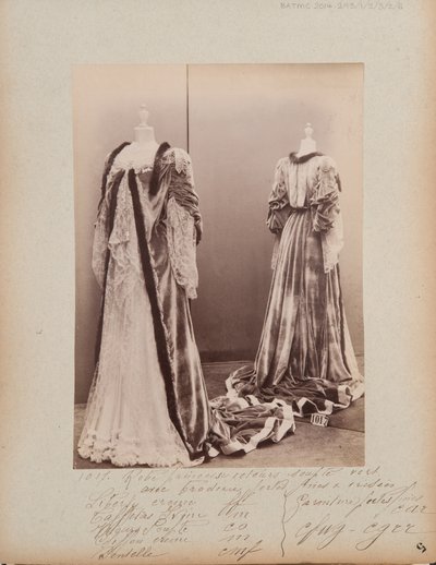 Albüm Sayfası: House of Worth, Dress by Photographer French