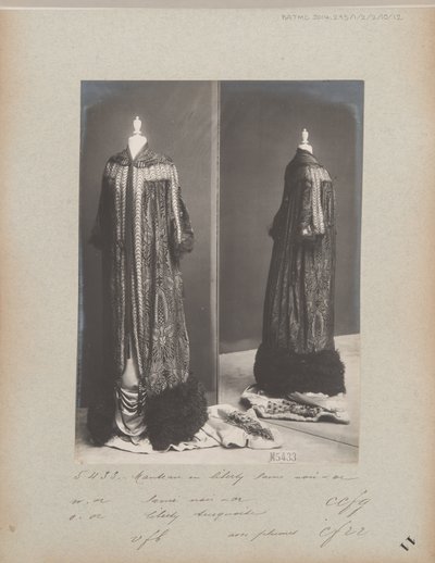 Albüm Sayfası: House of Worth, Evening Coat by Photographer French