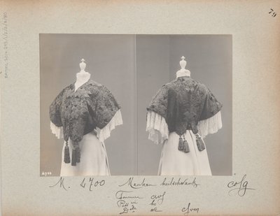 Albüm Sayfası: House of Worth, Jacket by Photographer French