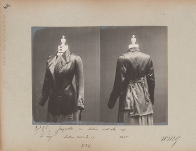 Albüm Sayfası: House of Worth, Jacket by Photographer French