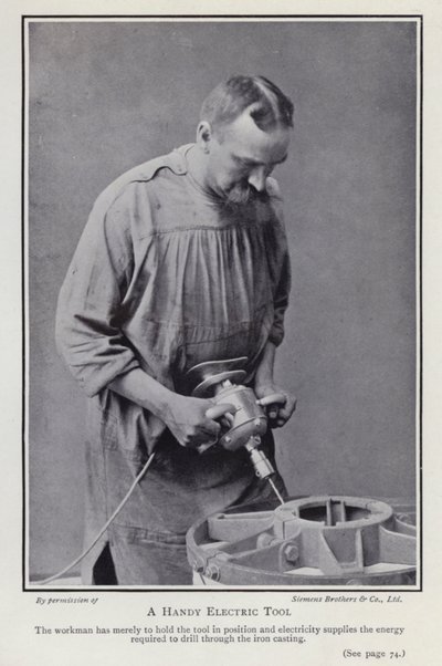 Kullanışlı bir elektrikli alet (s/b fotoğraf) by Photographer German