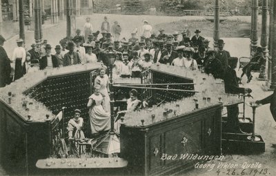 Kötü Wildungen. 1913 yılında gönderilen kartpostal. by Photographer German