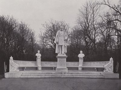 Sieges-Allee Anıtı, Wilhelm Der Grosse (s/b fotoğraf) by Photographer German