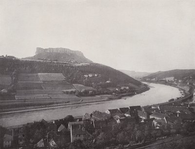 Lilienstein (s/b fotoğraf) by Photographer German