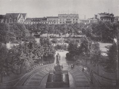 Donhof-Platz (s/b fotoğraf) by Photographer German