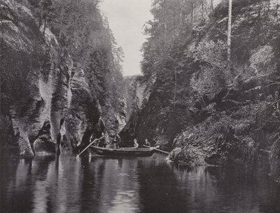 Edmundsklamm, Mittelwande (s/b fotoğraf) by Photographer German