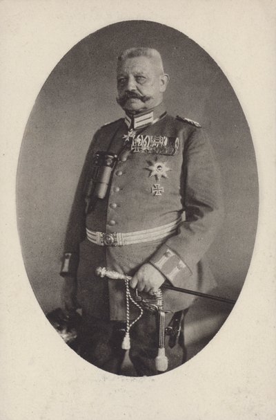 Mareşal Paul von Hindenburg, Birinci Dünya Savaşı