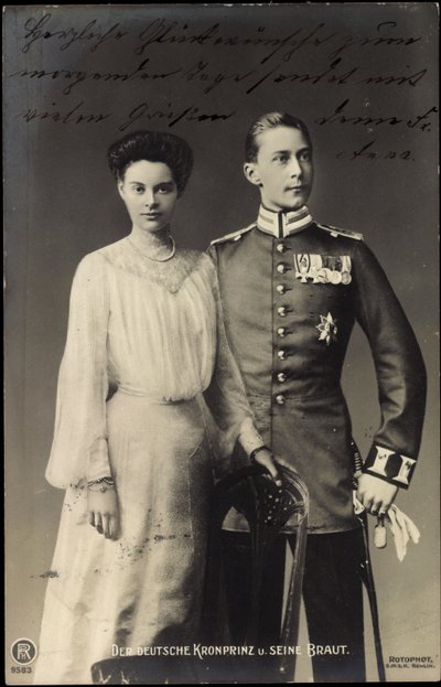 Alman Veliaht Prensi Geliniyle Birlikte, Friedrich Wilhelm, RPH by Photographer German