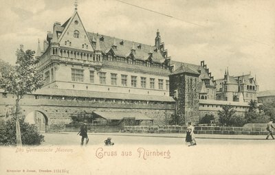 Germanisches Nationalmuseum, Nürnberg (s/b fotoğraf) by Photographer German