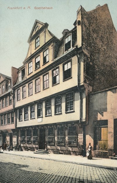 Goethe Evi, Frankfurt (renkli fotoğraf) by Photographer German