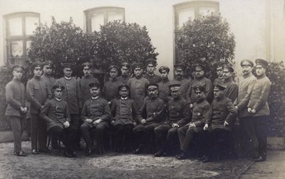 Alman ordusu subayları grubu (s/b fotoğraf) by Photographer German