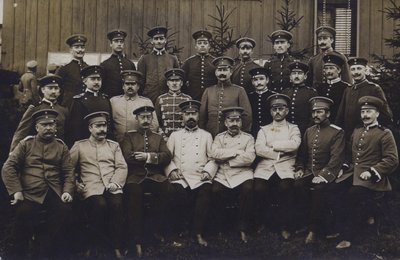 Alman ordusu subayları grubu (s/b fotoğraf) by Photographer German
