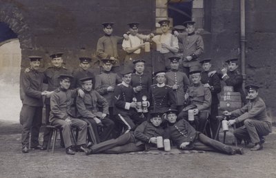 Alman ordusu askerleri grubu (s/b fotoğraf) by Photographer German