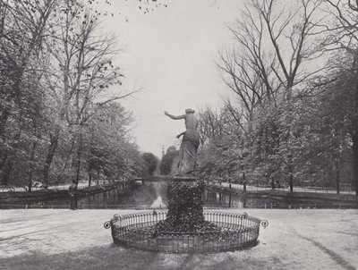 Ben Tiergarten, Goldfischteich (s/b fotoğraf) by Photographer German