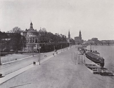 Royal Belvedere ve vapur iniş yeri (s/b fotoğraf) by Photographer German