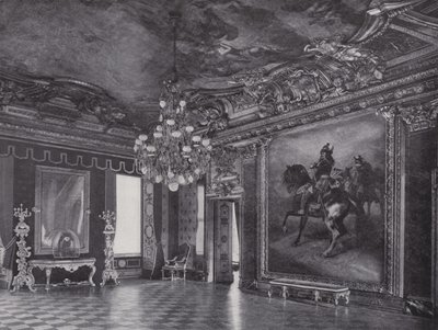 Kraliyet Kalesi, Kızıl Kartal Odası (s/b fotoğraf) by Photographer German