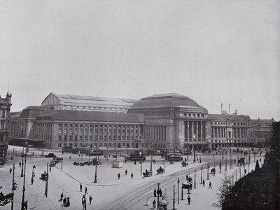 Leipzig: Merkez İstasyon (s/b fotoğraf) by Photographer German