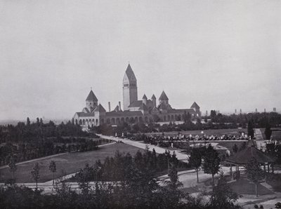 Leipzig: Krematoryum (s/b fotoğraf) by Photographer German
