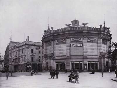 Leipzig: Panorama (s/b fotoğraf) by Photographer German
