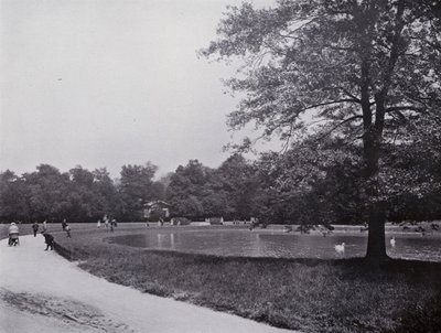 Leipzig: Rosental, Restaurant Schweizerhauschen (s/b fotoğraf) by Photographer German