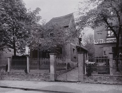 Leipzig: Gohlis'teki Schillerhaus (s/b fotoğraf) by Photographer German