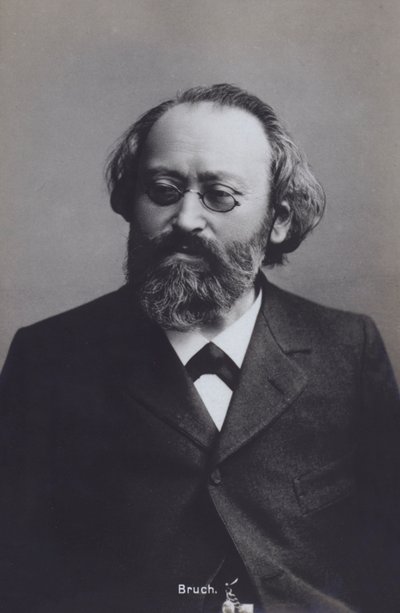 Max Bruch, Alman orkestra şefi ve besteci (s/b fotoğraf) by Photographer German