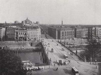 Moltke Köprüsü ve Genelkurmay Binası (s/b fotoğraf) by Photographer German